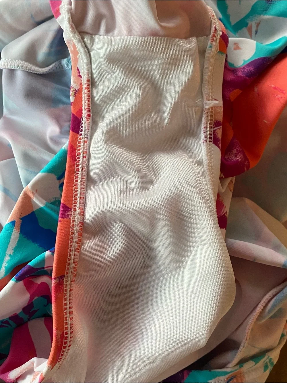 Talbots x Miraclesuit Vibrant Coral, Teal & Pink Floral Swim Skort 16